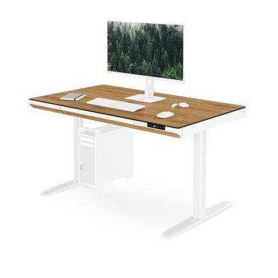 Elektrischer Sit-Stand-Schreibtisch mit Schublade und kabellosem Qi-Ladegerät 1200 mm