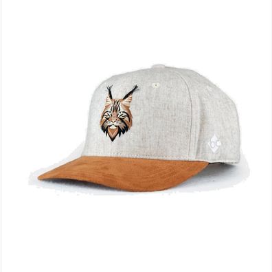 Bavarian CAPS Snapback Cap Luchs creme-meliert