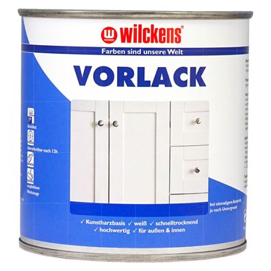 Wilckens Vorlack 0.75 LTR Innen Aussen Grundanstrich Zwischenanstrich Lack