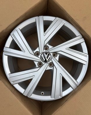 1x Original VW Golf VIII 5H 18 Zoll Alufelge Bergamo 5H0601025AB 7,5Jx18 ET51 TOP
