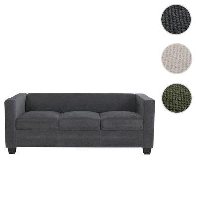 3er Sofa Lille, Couch Loungesofa, Nosagfederung Stoff/Textil Chenille (260g/m²) 190cm