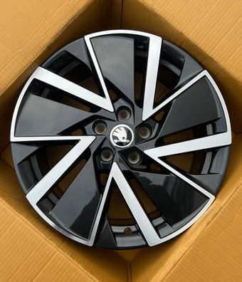 1x Orig Skoda Octavia IV 5E3 NX 18 Zoll Alufelge Vega Aero 5E3601025AD 7,5Jx18 NEU