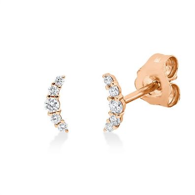 Luna Creation - 2W549R8-1 - Ohrstecker - Damen - 750RG - mit Brillanten