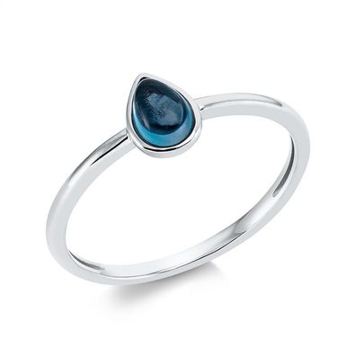 Luna Creation - 1FP66W854-4 - Ring - Damen - 750WG - mit Topas - Weite 54