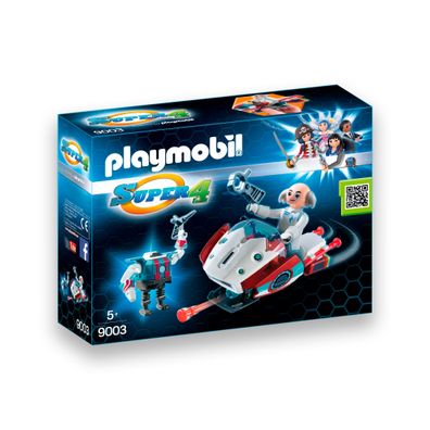 PLAYMOBIL® 9003 Super 4 Skyjet mit Dr X & Roboter ab 5 Jahre Neu in OVP