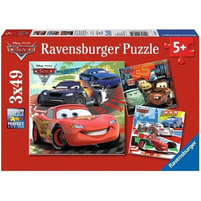 Ravensburger Puzzle Cars: Rennspaß 3x49 Teile