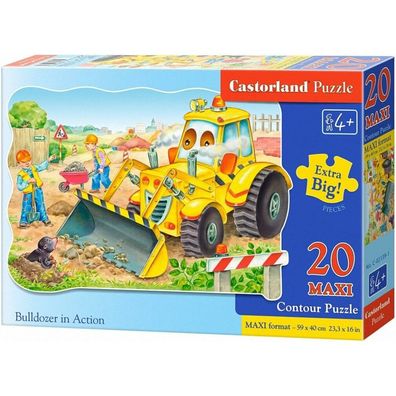 Castorland Puzzle Digger in Aktion MAXI 20 Teile