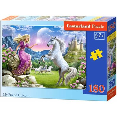 Castorland Puzzle Mein Freund das Einhorn 180 Teile