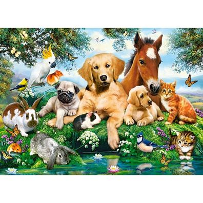Castorland Puzzle Sommerfreunde 200 Teile