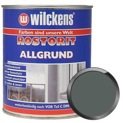 Wilckens Rostorit Allgrund 0.75 LTR GRAU Universalhaftgrund Rostschutz