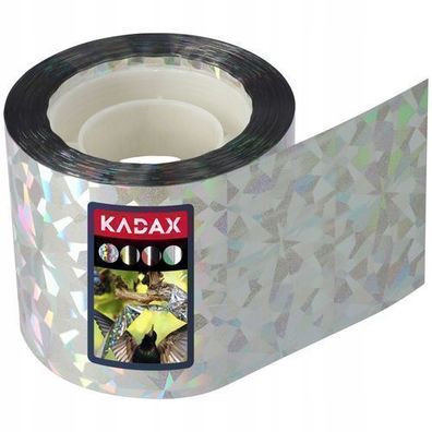 KADAX Vogelabwehrband, Hologrammband, Silber, 4.8 cm x 50 m