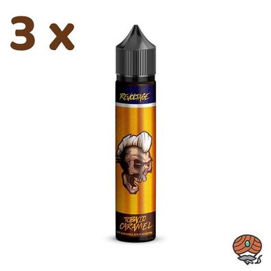 Revoltage Tobacco Caramel Longfill Aroma für E-Zigaretten 3x 7ml