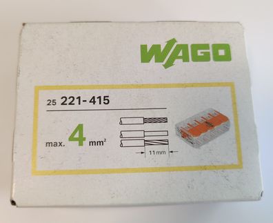 WAGO Compact-verbindungsklemme 221-415 OVP