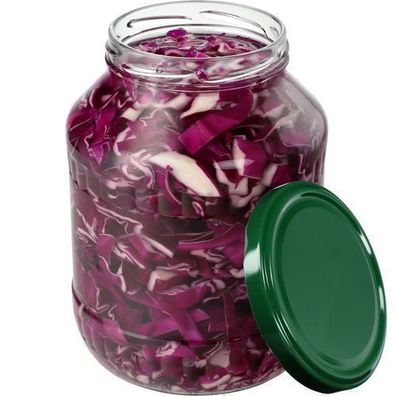 KADAX Weckgläser 1,7L, Einmachglas zum Einlegen, fi89 mm, Einkochgläser