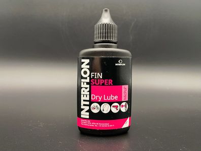 Interflon Fin Super Dry Lube 50ml Trockenschmierstoff Trockenschmiermittel Öl