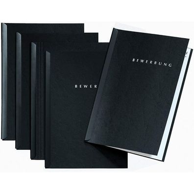 Pagna Bewerbungsmappeart mit Klemme A4 bis schwarz