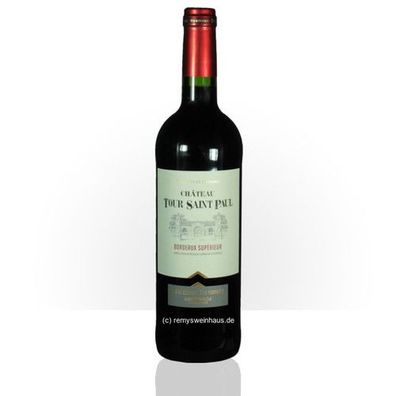 Château Tour Saint Paul 2018 Château Tour Saint Paul Bordeaux Supérieur AOP 0.75