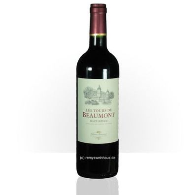 Chateau Beaumont 2020 Les Tours de Beaumont Haut-Medoc 0.75 Liter
