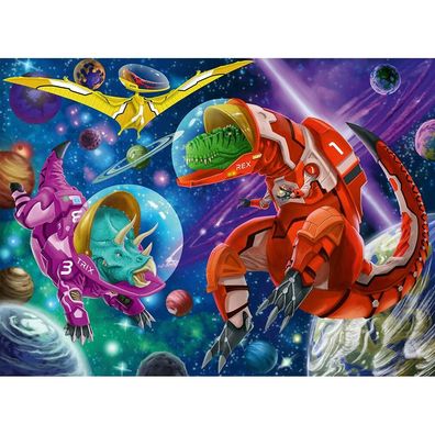 Ravensburger Puzzle Dinosaurier im Weltall XXL 200 Teile