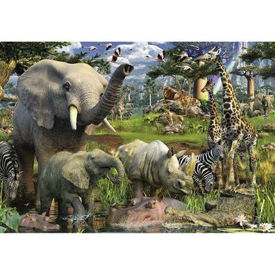 Ravensburger Puzzle Tiere an der Wasserquelle 18000 Teile