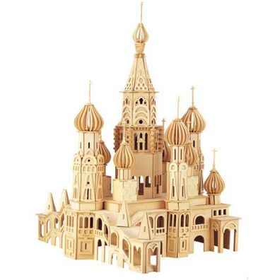 WOODEN TOY , WCK 3D Puzzle Tempel von St. Petersburg groß