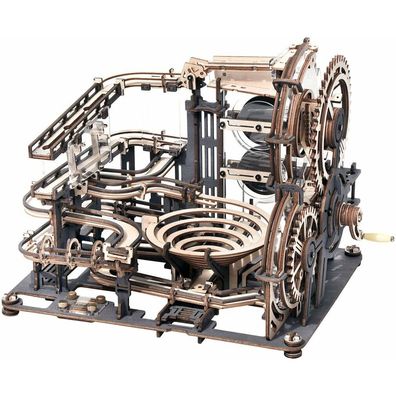 Robotime Rokr 3D Holzpuzzle-Kugelbahn: Nachtstadt 294 Stück