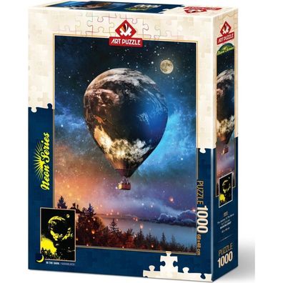 ART PUZZLE Leuchtpuzzle Reise zum Mond 1000 Teile