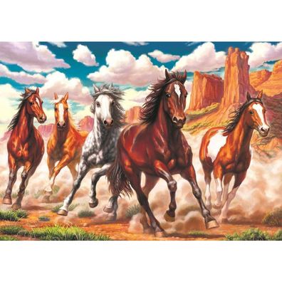 ART PUZZLE Puzzle Wildpferde im Tal 1000 Teile