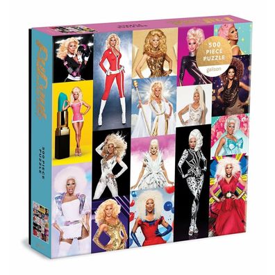 Galison Quadratisches Puzzle RuPaul's Drag Race 500 Teile