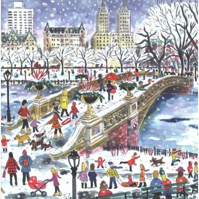 Galison Square puzzle Bow Bridge im Central Park 500 Teile