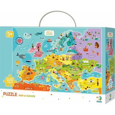 DODO Puzzle Karte von Europa 100 Teile