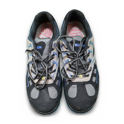 Elten Easy Blue ESD S1 Sicherheitsschuhe Stahlkappe Gr. 45 Schwarz Blau