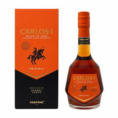 Carlos I Brandy Solera Gran Reserva, 40% Vol. 0,7 l