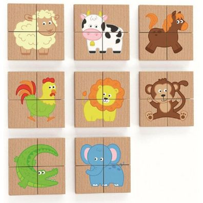 Viga 50722 Zestaw puzzli magnetycznych-farma