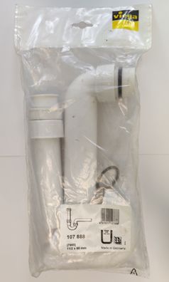 Viega Röhrengeruchverschluss für Spültisch 107 888 weiß 1 ½? x 50 mm