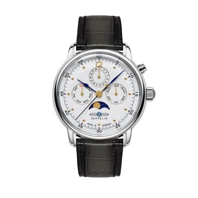 Uhr - Zeppelin 95761 - Barcelona mit Mondphase