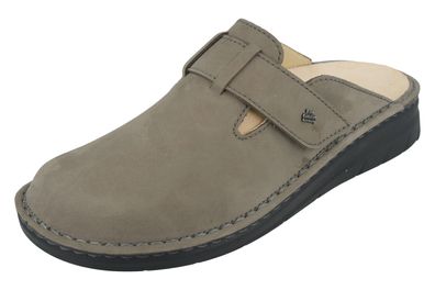 FINN Comfort Petare Damen Herren Clog beige rock Nubukleder