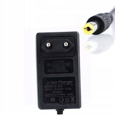 Rosfix Ladegerät 21V–98V Li-Ion – 0,5A Ausgang | für Animal Pro Tools