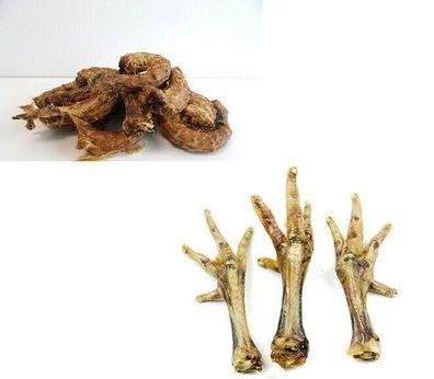 2kg Hundesnacks Hühnerfüsse, Hühnerhälse Kauartikel, Kausnack