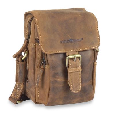 Greenburry Vintage Umhängetasche 1651, braun, Damen