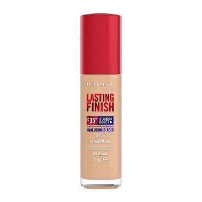 Rimmel Lasting Finish Feuchtigkeitsspendende Foundation mit langanhaltender Deck