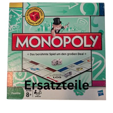 Monopoly Ersatzteile Hasbro - Auswahl Original Spielteile für Brettspiel