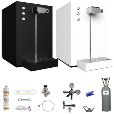 Premium Wassersprudler Sprudelwasser Tafelwasser Anlage Flux 30 Plus HOT SET