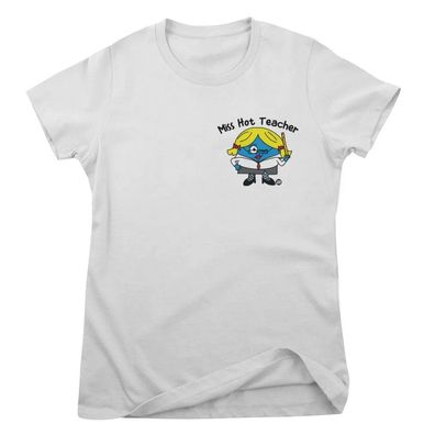 Todd Goldman Art Damen T-Shirt Miss Hot Teacher-ToddArt Girly Tee TDA-5-LILO018W