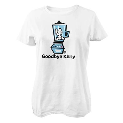 Todd Goldman Art Damen T-Shirt Goodbye Kitty Blender-ToddArt Girly Tee TDA-5-GBK008W