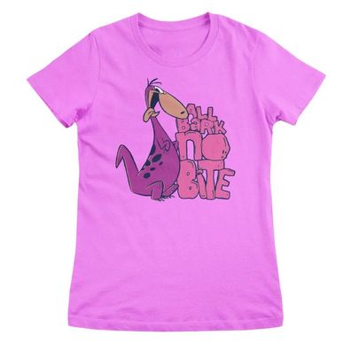 The Flintstones Damen T-Shirt All Bark-NO Bite Girly Tee WB-5-FLINT010W