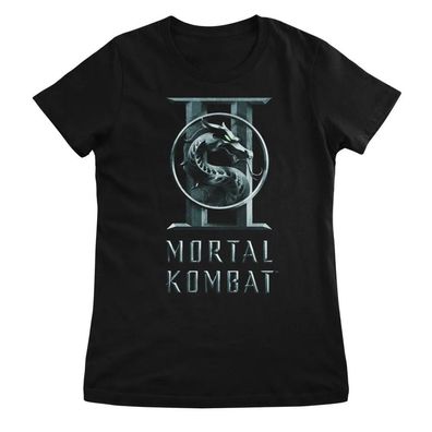Mortal Kombat Damen T-Shirt II Logo Girly Tee WB-5-MKII008W