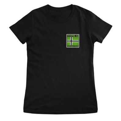 Type O Negative Damen T-Shirt Chest Flag Girly Tee WMX-5-TON007W