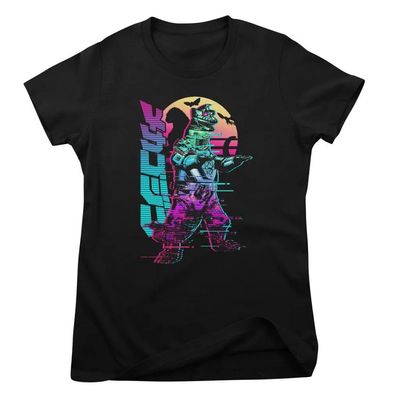 Godzilla Damen T-Shirt Digital Distress Girly Tee TH-5-GZA009W