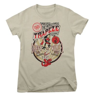 Looney Tunes Damen T-Shirt Daffy &amp; Wile E Trapeze Girly Tee WB-5-LT021W